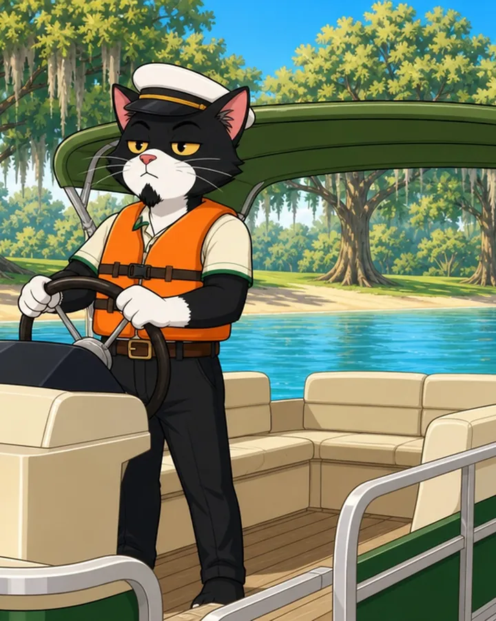 Captain of the pontoon