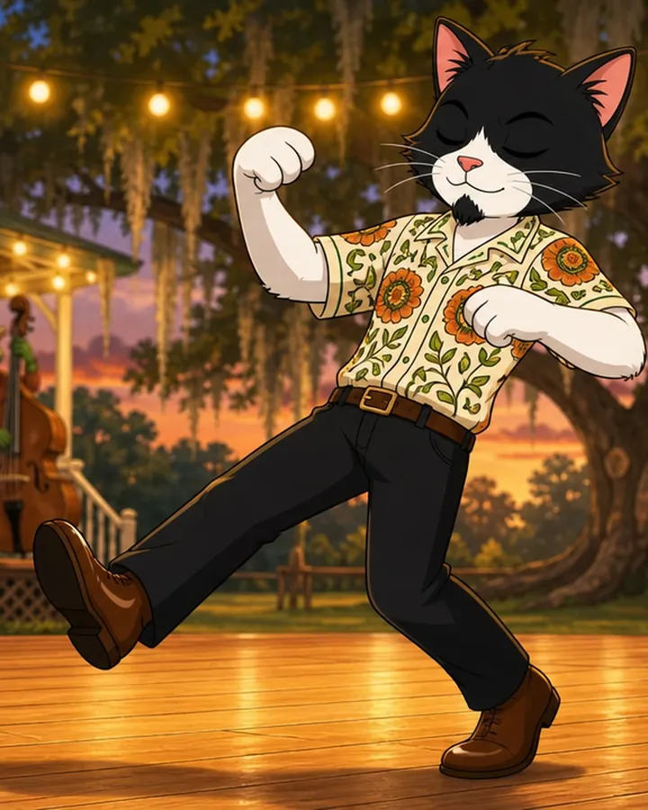 Two-stepping at the festival